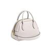 Coach Borough 23 Leather Handbag With Metal Logo Zipper Closure Women handbags White CU863-B4HA