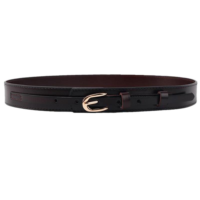 Western Oval Alloy Buckle Wide 3cm 7 Colours Leather Women Cummerbund Fashion Pin Buckle Women Belt With Dress Down Coat