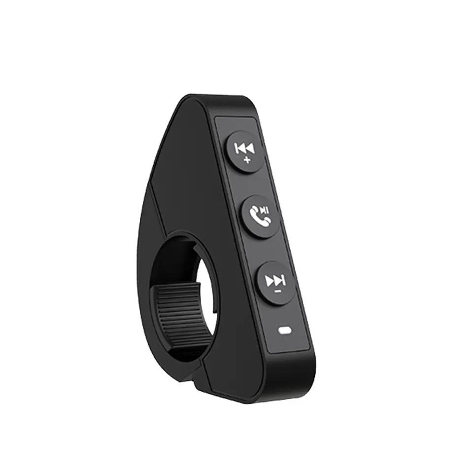 Беспроводной Bluetooth пульт дистанционного управления Кнопка дистанционного управления на руле мотоцикла Водонепроницаемый Универсальный для мотоцикла Велосипеда Шлема Гарнитуры