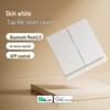 Ультратонкий умный выключатель, совместимый с приложением Mijia, с Bluetooth Mesh 2.0 для дома.