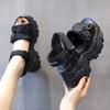 Fashion High Heels Sandals Summer Wedges Height Ladies Sandal Platform Chunky Shoes Sandalias Mujer Women Shoes Breathable