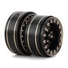 1.0 Plus Brass Beadlock Wheel Rims 4PCS 12-Spoke Wheels for 4M SCX24 FCX24 1/24 1/18 RC Crawler, 42g/pcs
