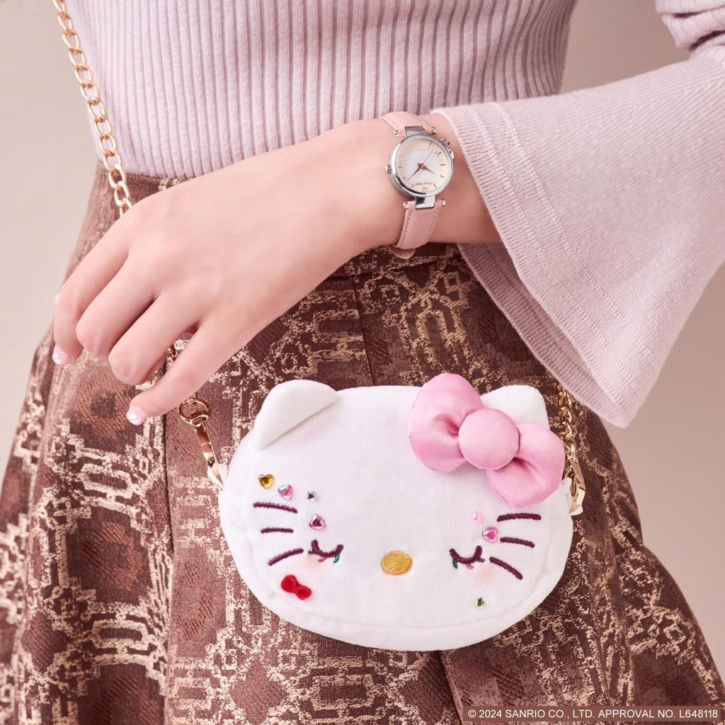 ANGEL HEART Hello Kitty Коллаборация Коллаборация KT26SS Кварцевые Розовые 26 мм Часы (Ангельское сердце) [Официальный магазин] Женская []