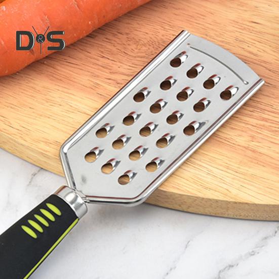 Терка для сыра из нержавеющей стали, эргономичная длинная ручка, вкусная овощерезка для жульена