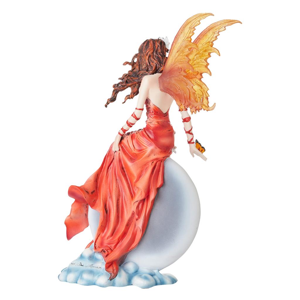 Nemesis Now Red Moon Fairy And Butterfly Figurine