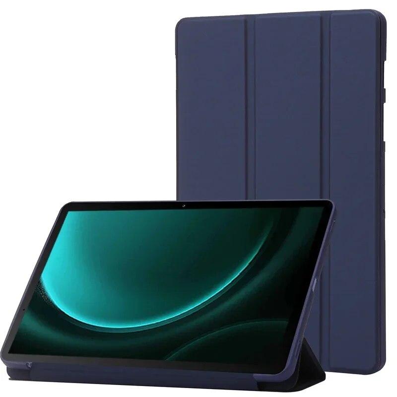Складная магнитная мягкая силиконовая задняя крышка-подставка для планшета Samsung Tab S9 FE S9FE plus противоударный чехол