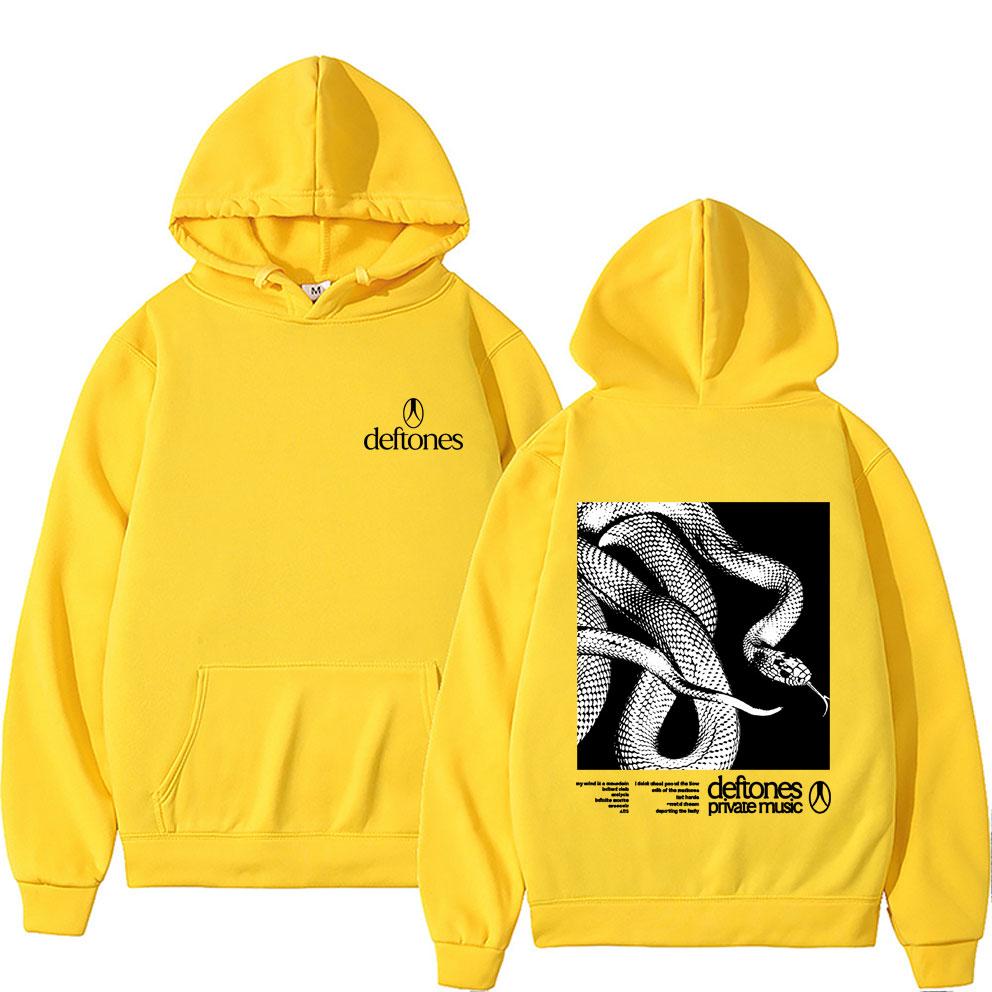 Худи с графикой змеи и логотипом Deftones, мужская и женская одежда, альтернативные худи в стиле хэви-метал, винтаж