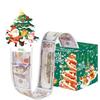 Green Festive Christmas Paper Money Box Holiday Illustration Party Decora Gift