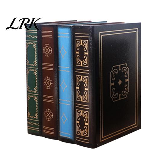 Декоративная коробка-хранилище в виде фальшивой книги, Украшения, Открывающаяся крышка, Полое внутреннее пространство, Стиль винтажного декоративного книжного шкафа, Для журнального столика, Секретное хранилище