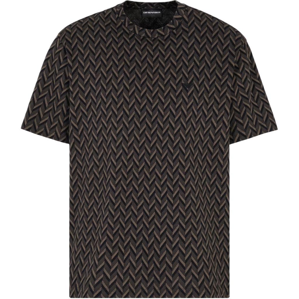 EMPORIO ARMANI Asv Icon Jacquard Jersey T shirt EM001896-AF15439-F8120