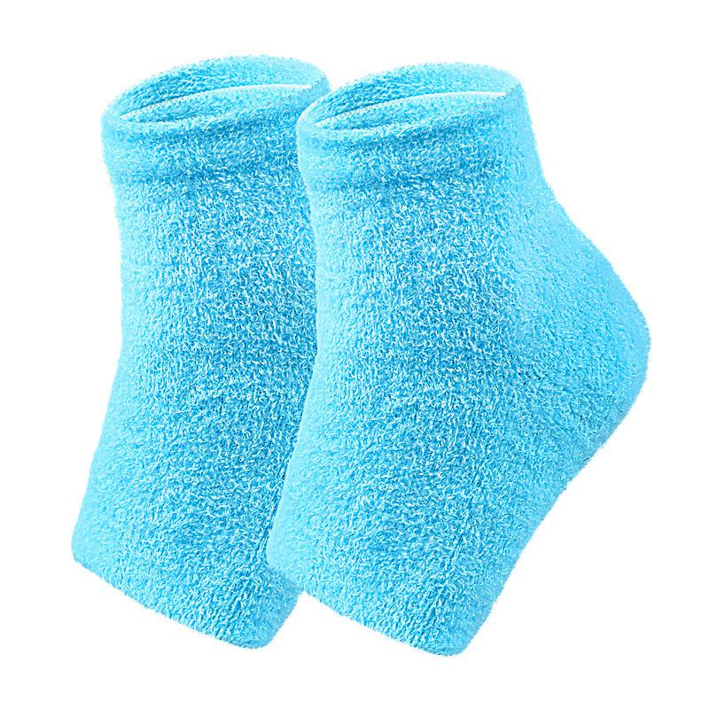 Перьевая пряжа Гелевые носки для пятки Гелевые перчатки для рук и ног с сенсорным экраном Растительные полные носки Перчатки с пятью пальцами