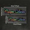 1 шт. Наклейки Carpe Diem для мотоцикла, на обтекатели, шлем, окно автомобиля, скутеры, кузов, водостойкие, универсальные виниловые наклейки