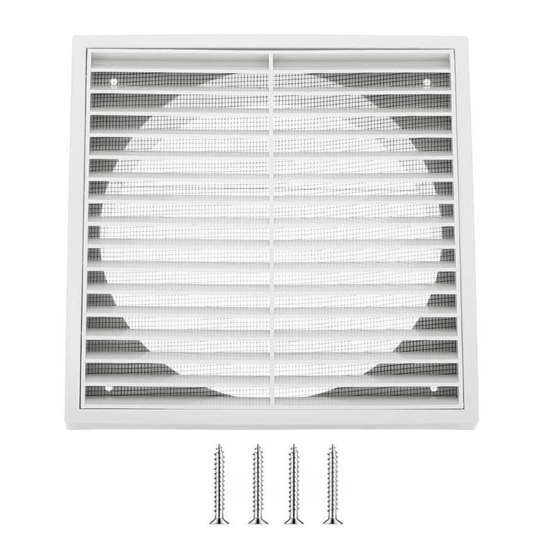 Square Plastic Air Vent Cover Ventilation Louver Grille for Home Improvement - Durable Home Vent Cover