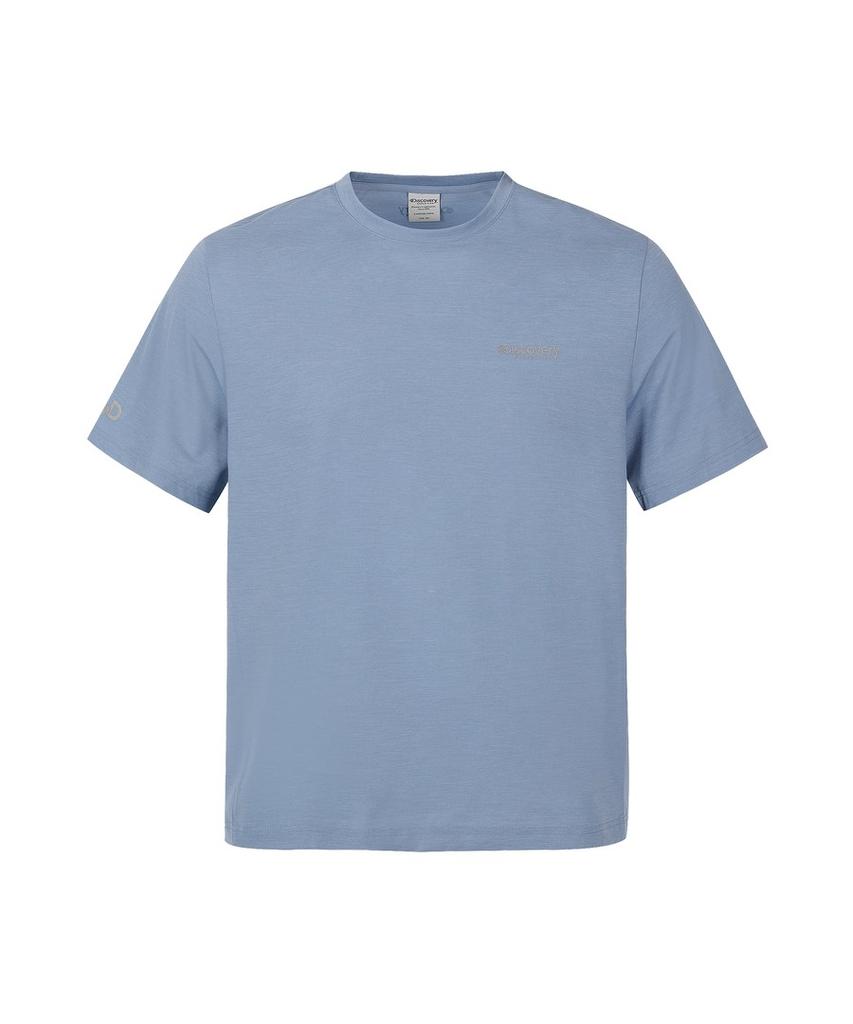 DISCOVERY EXPEDITION Men'S Freshvent Jersey Romellina Short Sleeve T-Shirt (M/Blue)