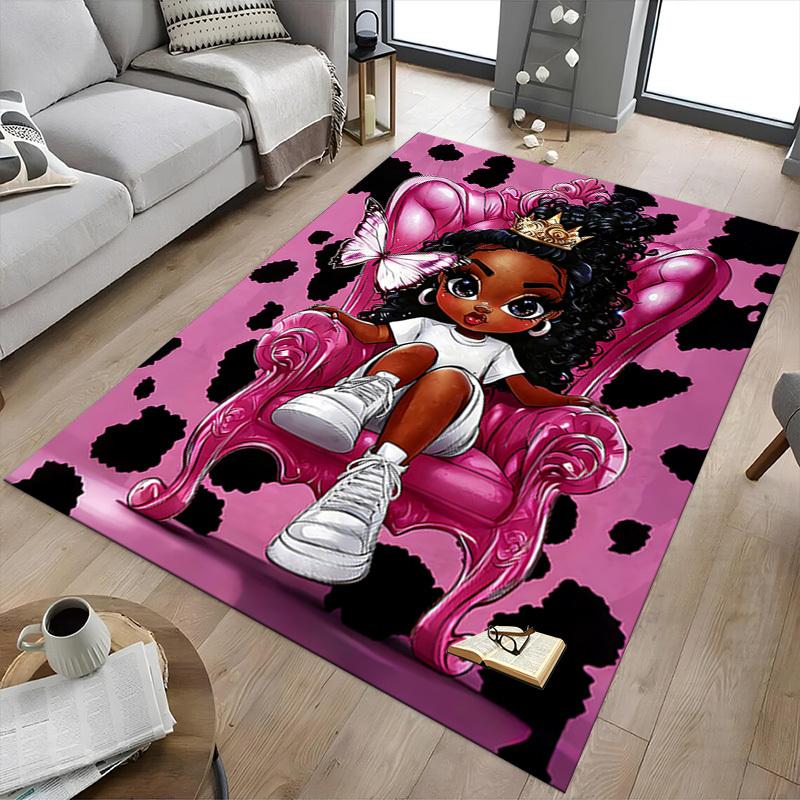 1PC cow print butterfly Extra Large Non Slip Floor carpet, Office, family, bedroom, Studio Large Area Rug Indoor Rugs