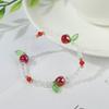 Colorful Lovely Glass Crystal Stone Fruit Crystal Beaded Bracelet Elastic Rope Bracelets Bangles