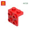 Нетоксичный 128 шт./лот 44728 Блок-кронштейн Moc 2+4 Прямоугольные детали Двусторонний Совместимый с кубиками DIY Детские игрушки Подарочная коробка
