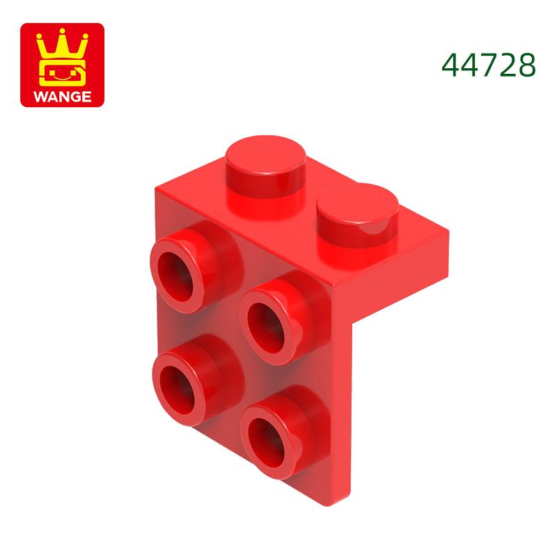 Нетоксичный 128 шт./лот 44728 Блок-кронштейн Moc 2+4 Прямоугольные детали Двусторонний Совместимый с кубиками DIY Детские игрушки Подарочная коробка