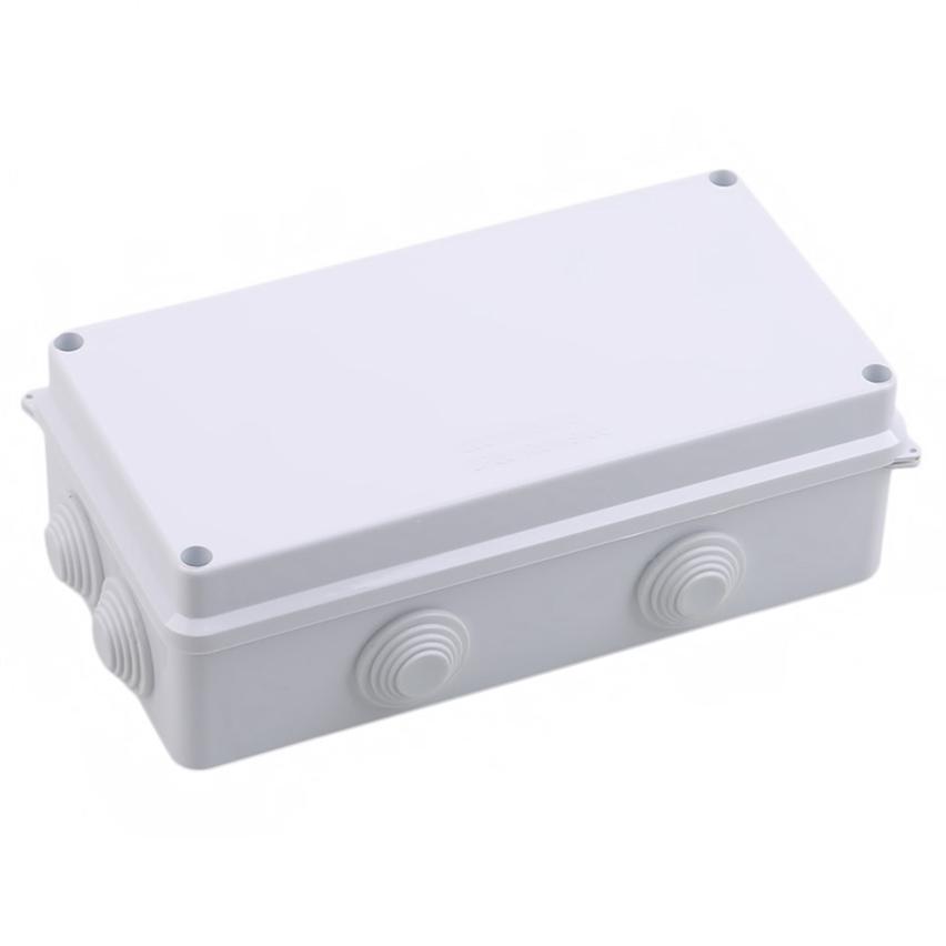ABS Waterproof Junction Box White Outdoor 1Pc Sealed Universal Electrical Project Box