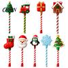 Простой считыватель платежей Tap Christmas Tap-to-Pay Палочка, 3D-печатный держатель для кредитных карт с конфетами, Праздничная альтернатива кошельку, Ручка-трость, Бесконтактная палка