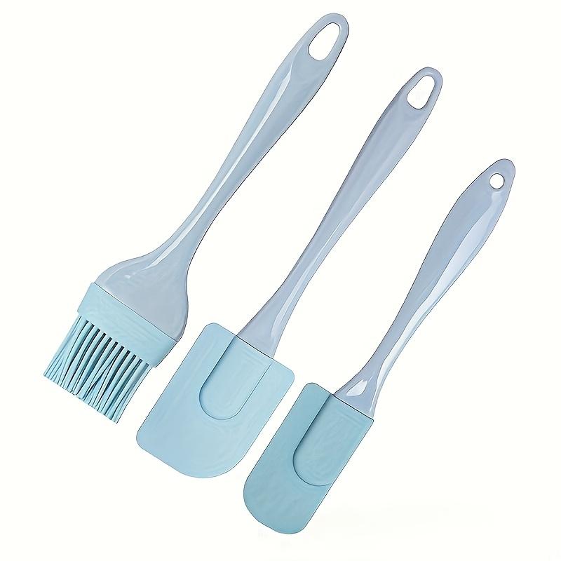 3PCS DIY Bread Cake Butter Spatula Cream Scraper Mixer Oil Brush Kitchen Baking Tool Silicone All-In-One Baking Kitchen Utensil