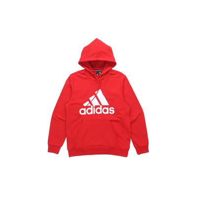 adidas Толстовка с капюшоном с принтом логотипа Мужские толстовки Красный FR7106