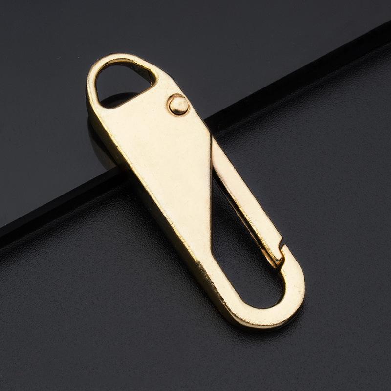 2Pcs Universal Metal Removable Pull Tab Zipper Head Accessories Detachable Zipper Puller for Clothing Bags