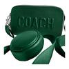 COACH Charter Polished Litchi Grain Leather Crossbody Bag, Shoulder Bag Small Men's Ivy CW540-XEQ