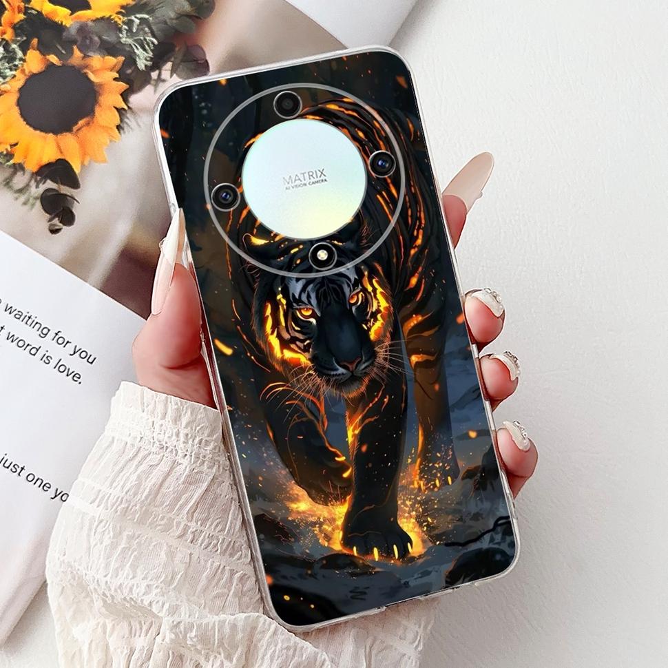 Чехол для Honor X9b 5G Цветок Бабочка Расписной Чехол Мягкий Силиконовый Корпус Для Honor X9 X9 b HonorX9b 5G Чехол для Телефона