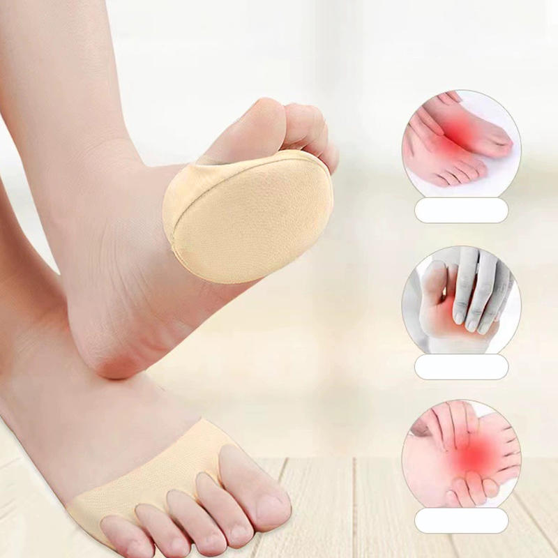 1 пара метатарзальных подушечек для передней части стопы, подушка, невидимые носки, многоразовые носки-половинки для высоких каблуков для женщин, мужчин, аксессуары для обуви