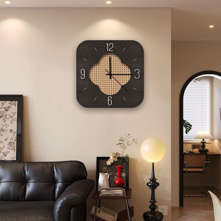 Настенные часы в стиле французского мид-сенчури, часы для гостиной, высококачественная ретро-декоративная картина, новые бесшумные часы, картина для ресторана