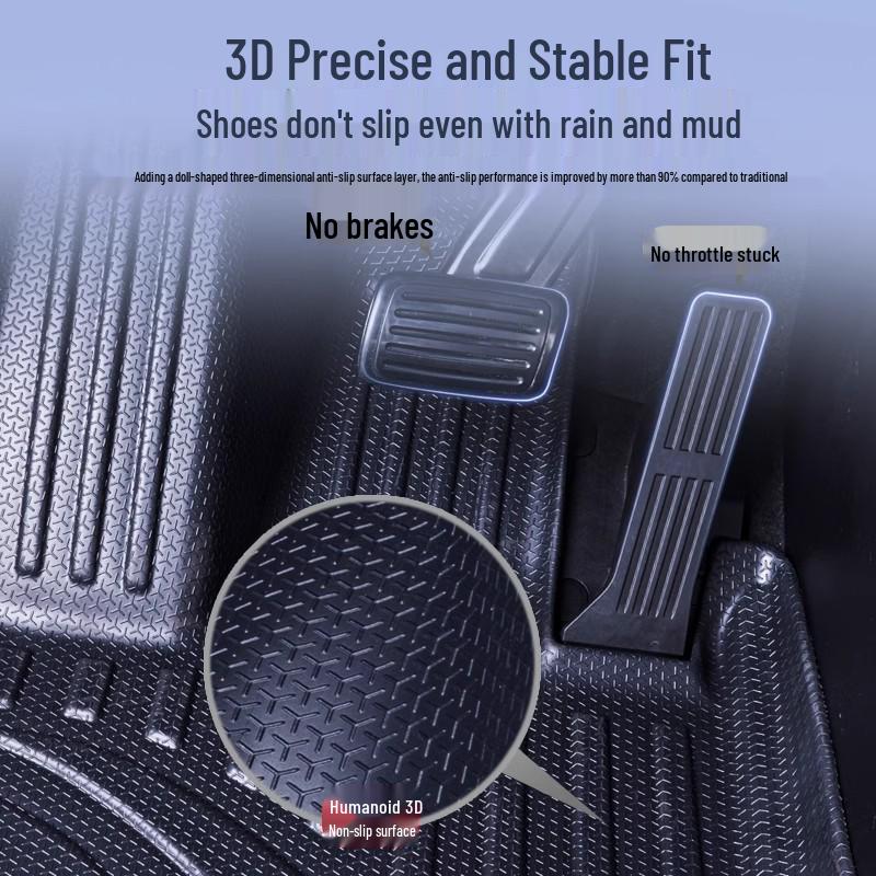 Специальные комплекты кузовных деталей из ТПВ с текстурой под карбон для автомобиля с 360-градусными напольными, багажными и ковриками на спинки из ТПЭ