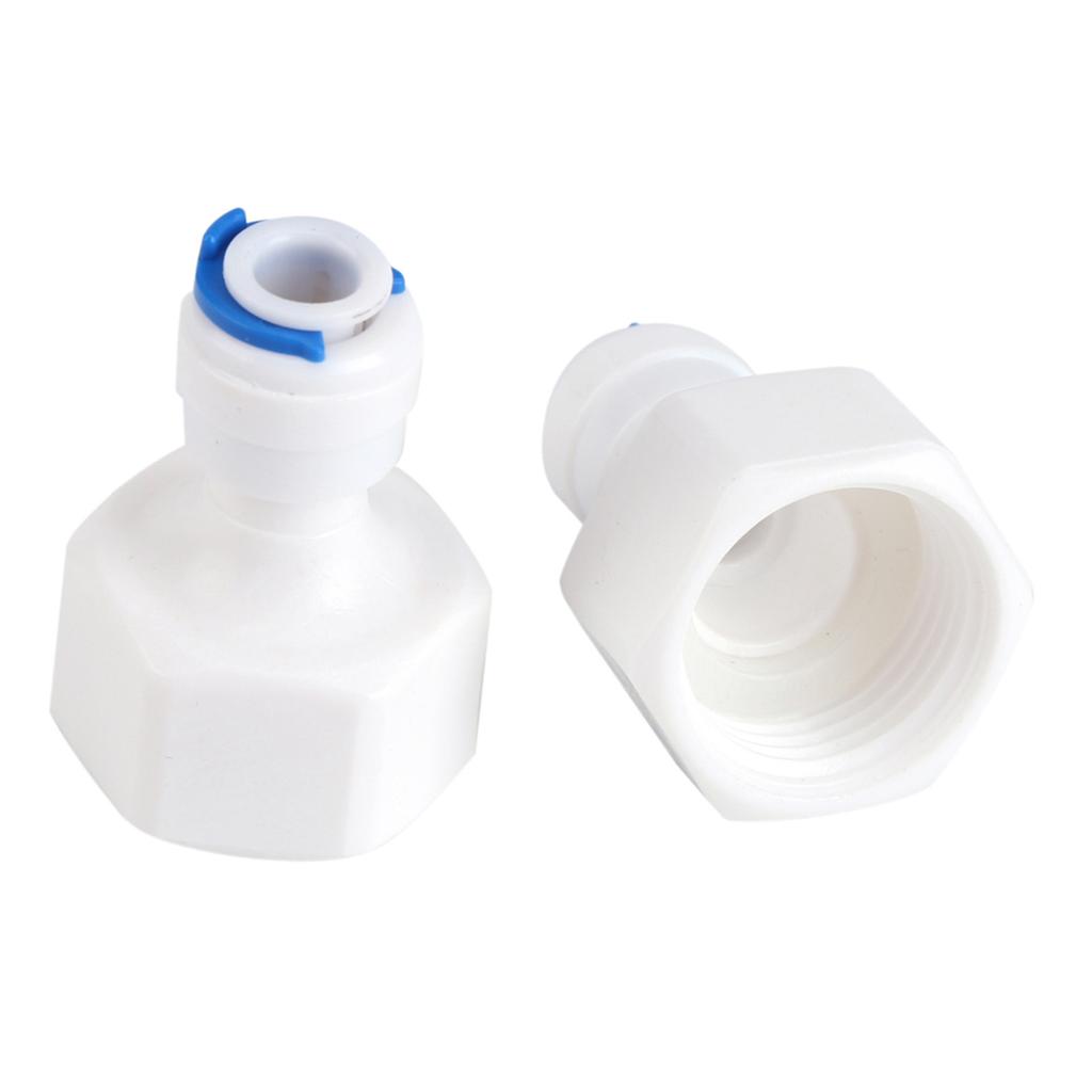 6 шт. 1/4 OD трубки к 1/2 Female Push-in быстроразъемному соединению для фильтра для воды обратного осмоса