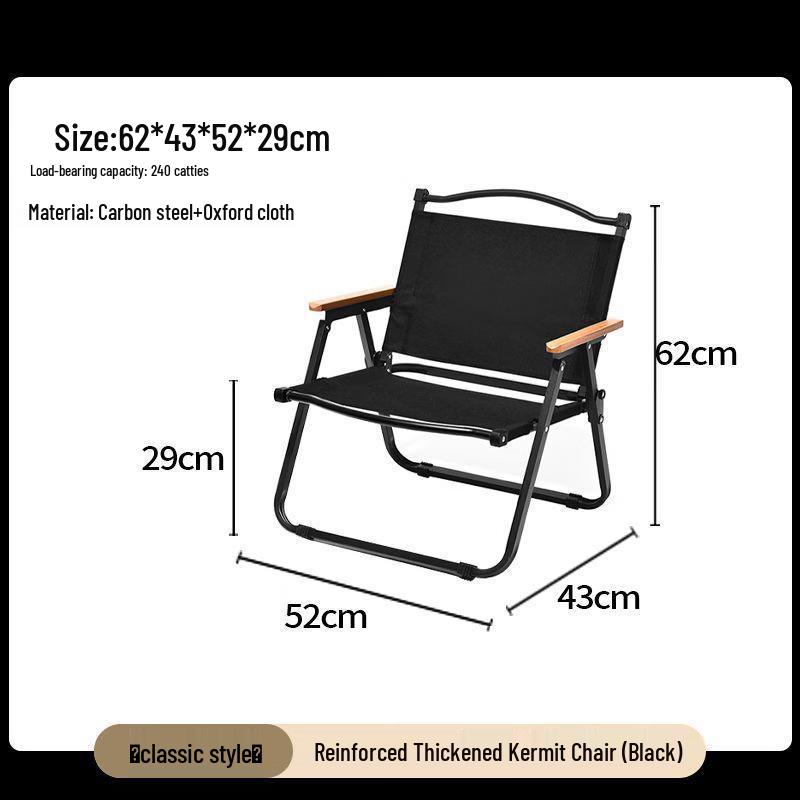 OIMG Outdoor Portable Kermit Folding Chair