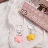 Stars Chubby Milk Yellow Star Keychain Pentagram Yellow Pink Stars Keychain   Girls Gifts