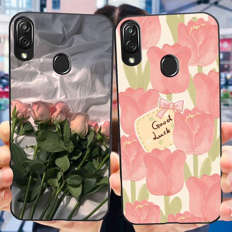 For ZTE Blade V10 Vita Cute Panda Cartoon Case For Zte Blade V10 2019 Blade V10vita Soft TPU Black Silicone Phone Cases