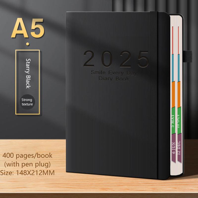 Простой ежедневник План управления бизнесом Блокнот Календарь Блокнот Блокнот для повышения эффективности Офисная принадлежность Студенческие канцелярские товары