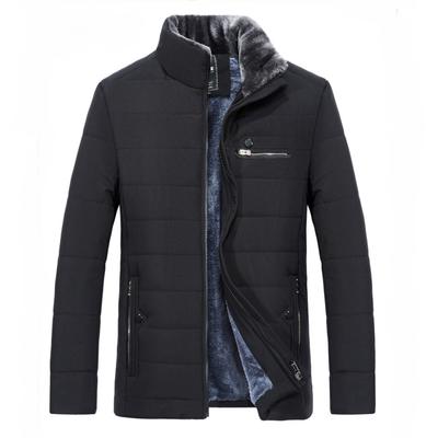Мужская теплая куртка, зимняя парка с меховым воротником, ветровка, анорак с хлопковой подкладкой, толстое пальто, мужская повседневная осенняя флисовая куртка для мужчин