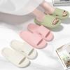 Unisex Summer Large Size Candy Color Thick Bottom Bathroom Slippers Women Men Casual Anti Slip Indoor Slippers For Couples 36-45