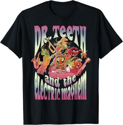 The Muppets Dr Teeth And The Electric Mayhem T-Shirt S-5XL Made In USA