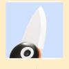 Penguin Creative Cartoon Ceramic Knife Folding Knife Fruit Knife Kitchen Knife Portable  Small Knife Peeling Knife