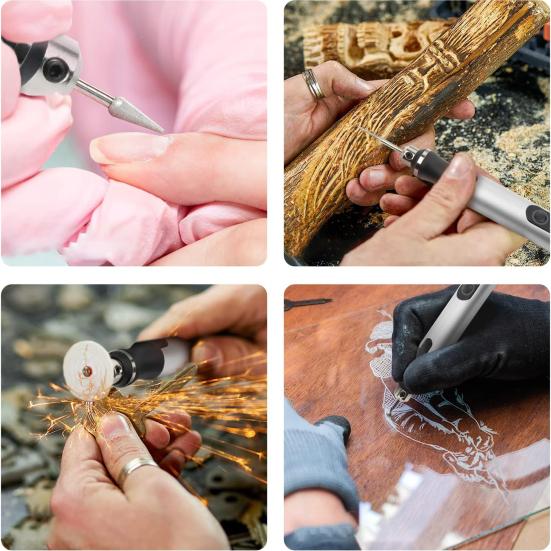 USB Rechargeable Engraving Pen Cordless Mini Electric Engraver Etching Machine Rotary Tool Engraved Jewelry Glass Stone Tool