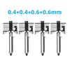 For Bambu Lab P2S X2D Upgraded Hotend 0.2/0.4/0.6/0.8mm Hardened Steel Nozzle Replace Hot End Bambulab P2S 3D Printer Print Head