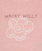 WACKY WILLY Women'S Lily Graphic Short Sleeve Knit Pink