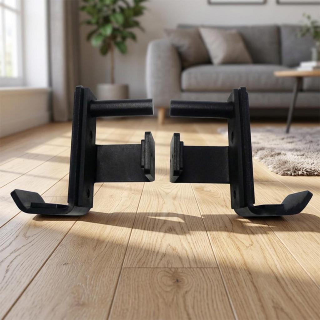 Power Rack J-Hook Matte Black Reinforced for Weightlifters, Athletes