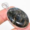 Labradorite Handmade 925 Sterling Silver Jewelry Pendant 2.05" J3G76