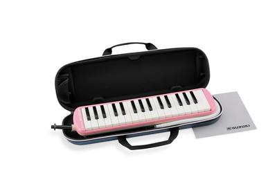 SUZUKI Клавиатурная губная гармошка Melodion Alto 32 клавиши Розовый Легкий корпус, подходящий для поездок в школу FA-32P Полужесткий