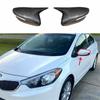 1Pair OX Horn Rearview Side Mirror Cover Trims For Kia K3 Cerato Forte 2013-2018