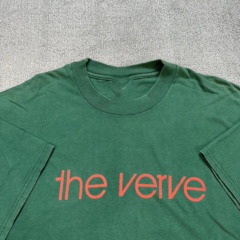 The Verve Band Shirt Green Color Full Size S-5XL Shirt Unisex