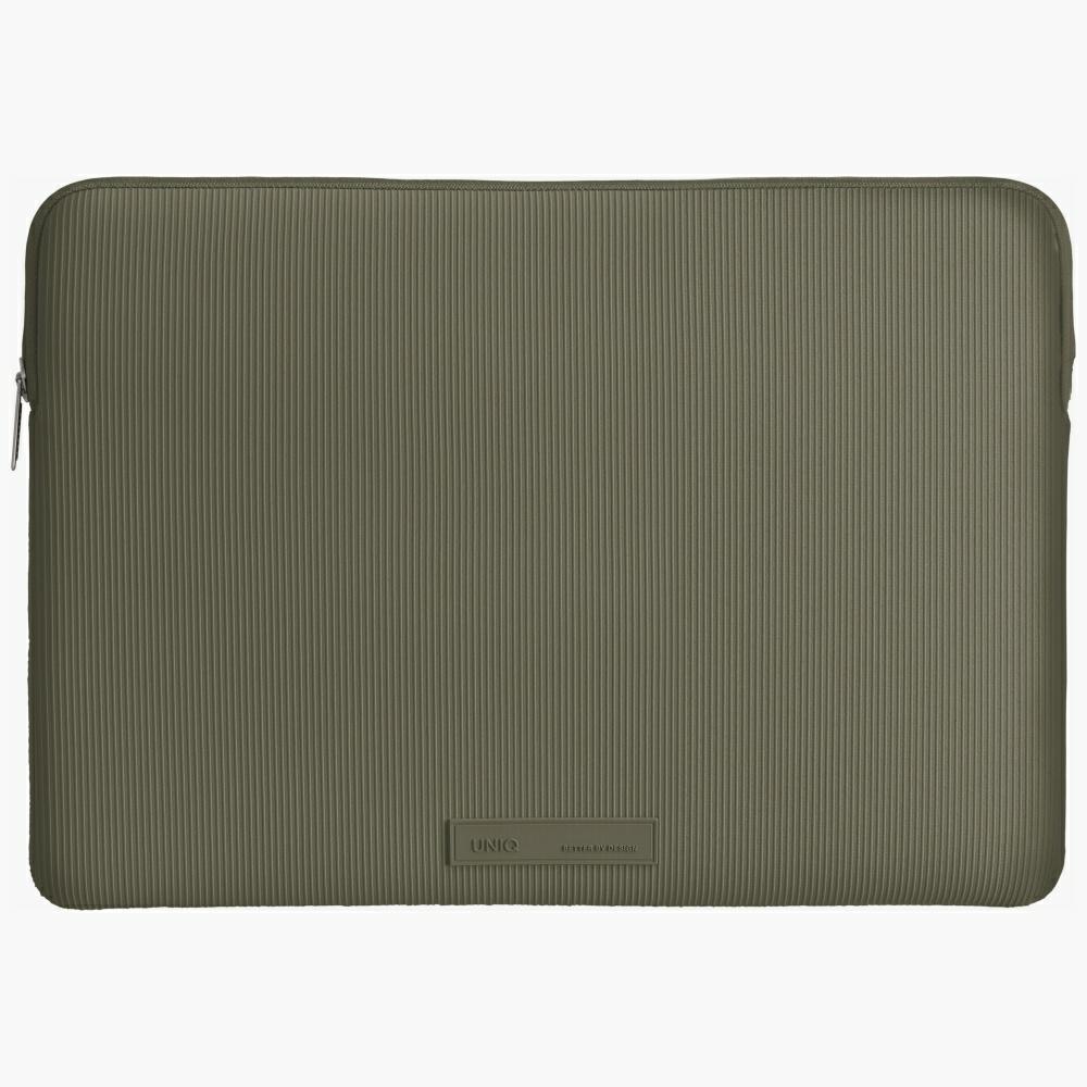 Laptop bag UNIQ Cyprus Ridge Edition Laptop Sleeve 14" water-resistant neoprene green
